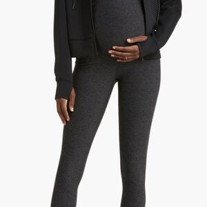 Zella gray grey size large Women's High-Waisted maternity Pants leggings